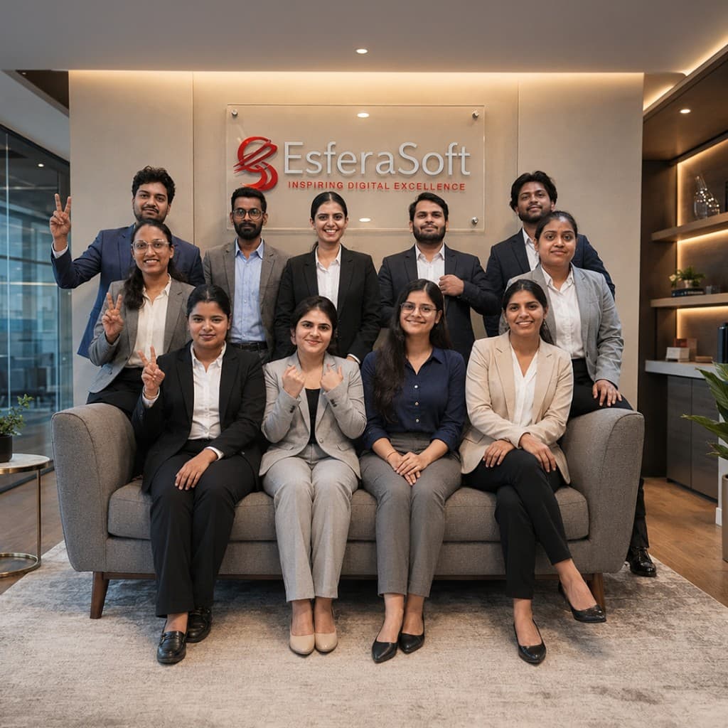 Esferasoft team in the office