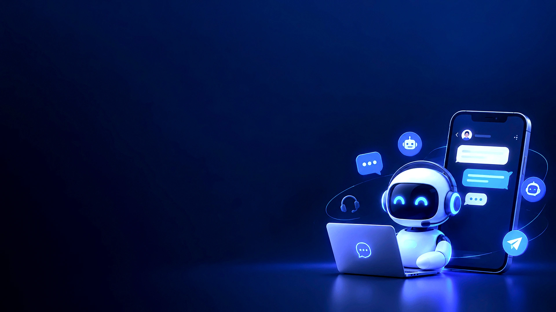 AI chatbot development banner