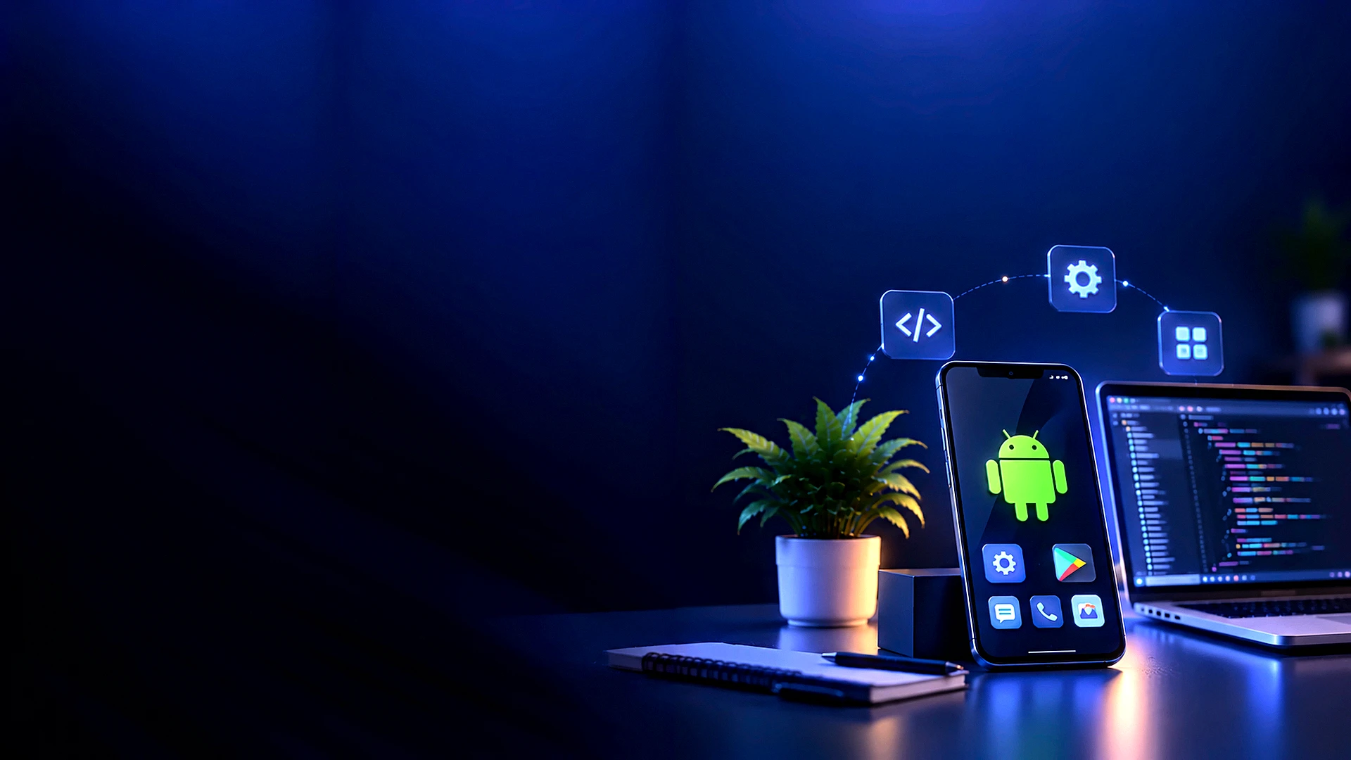 Android app development banner