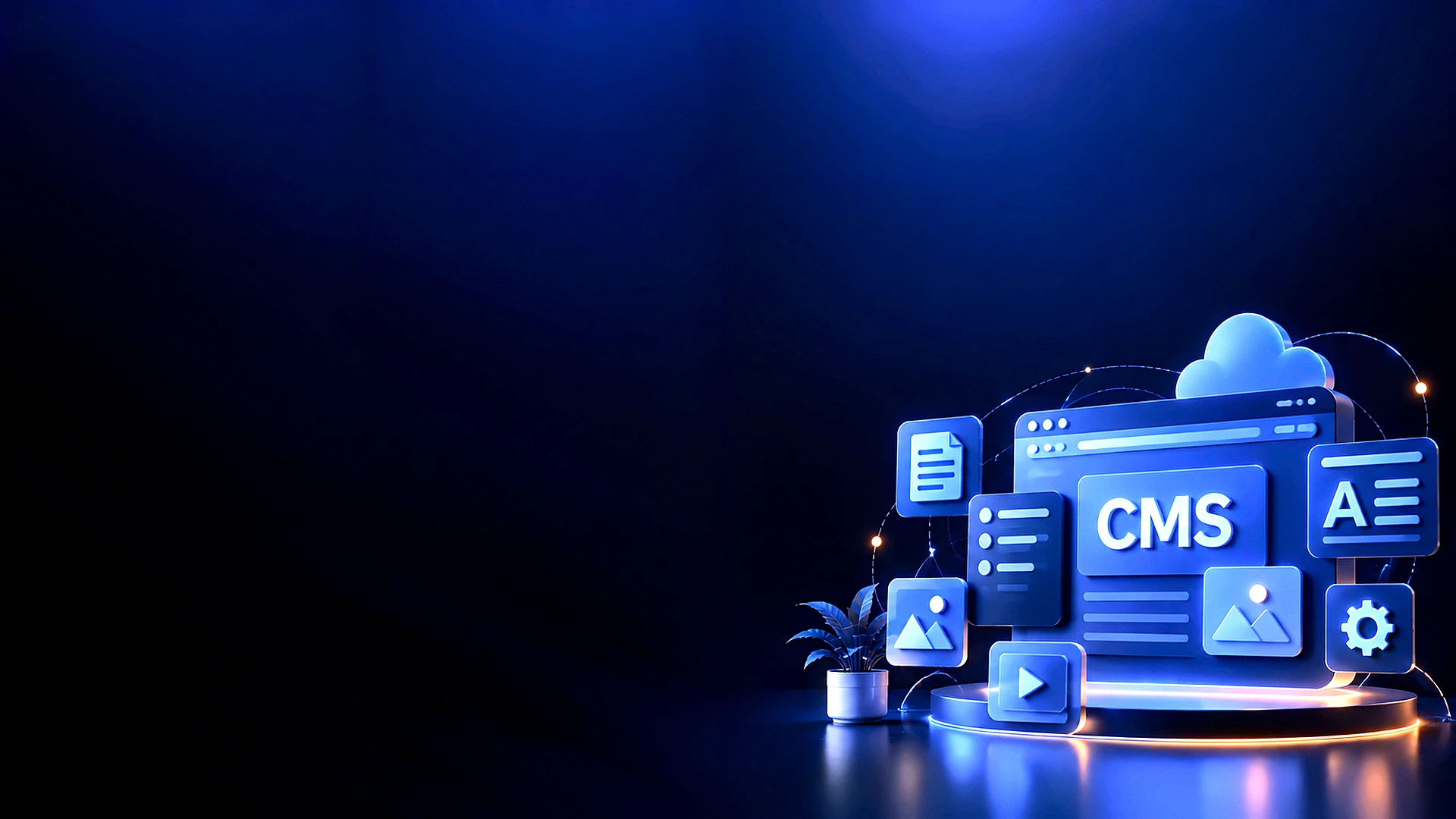 CMS development banner