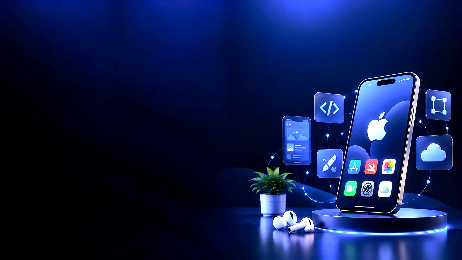 iOS app development banner