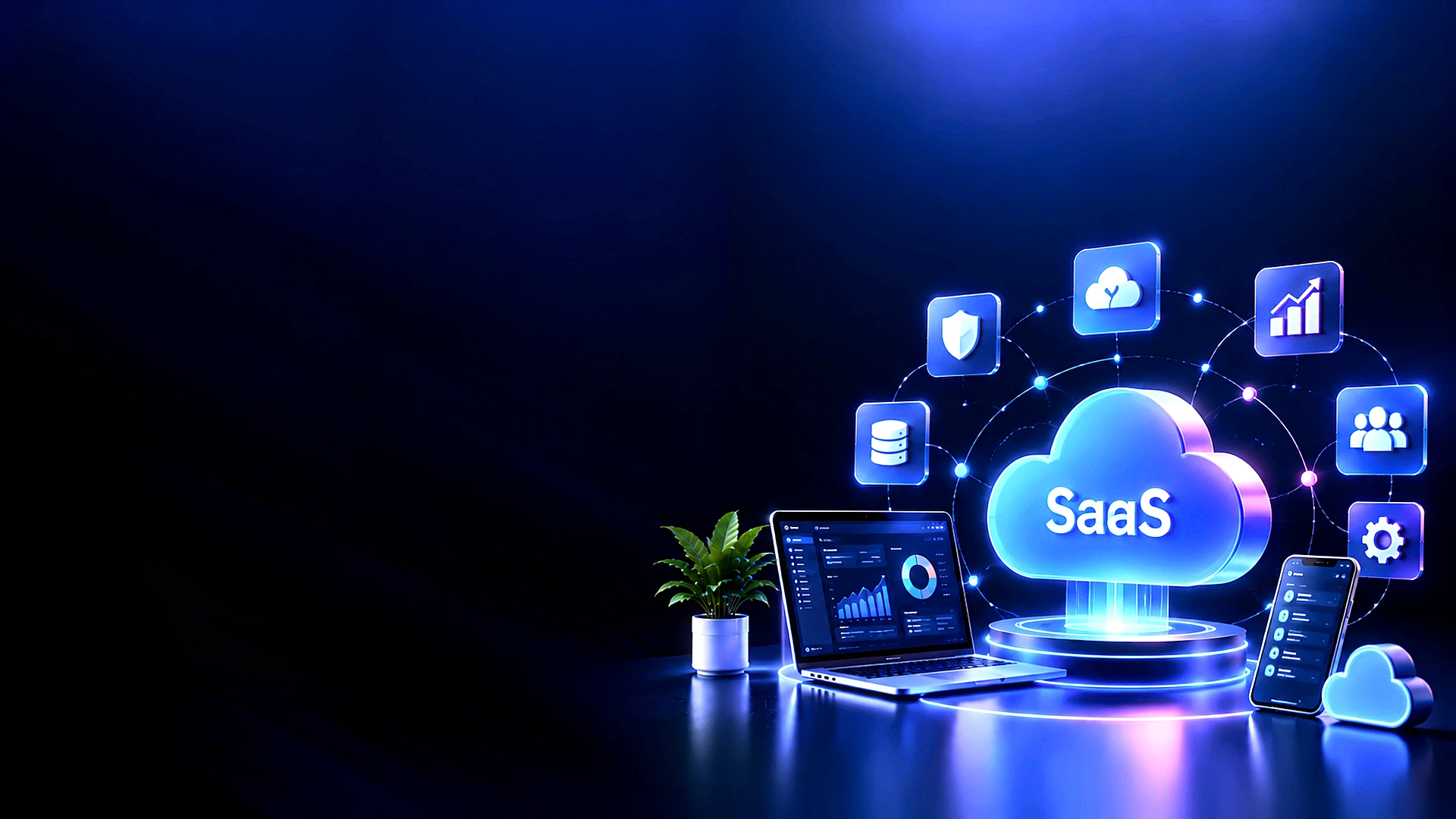 SaaS development banner