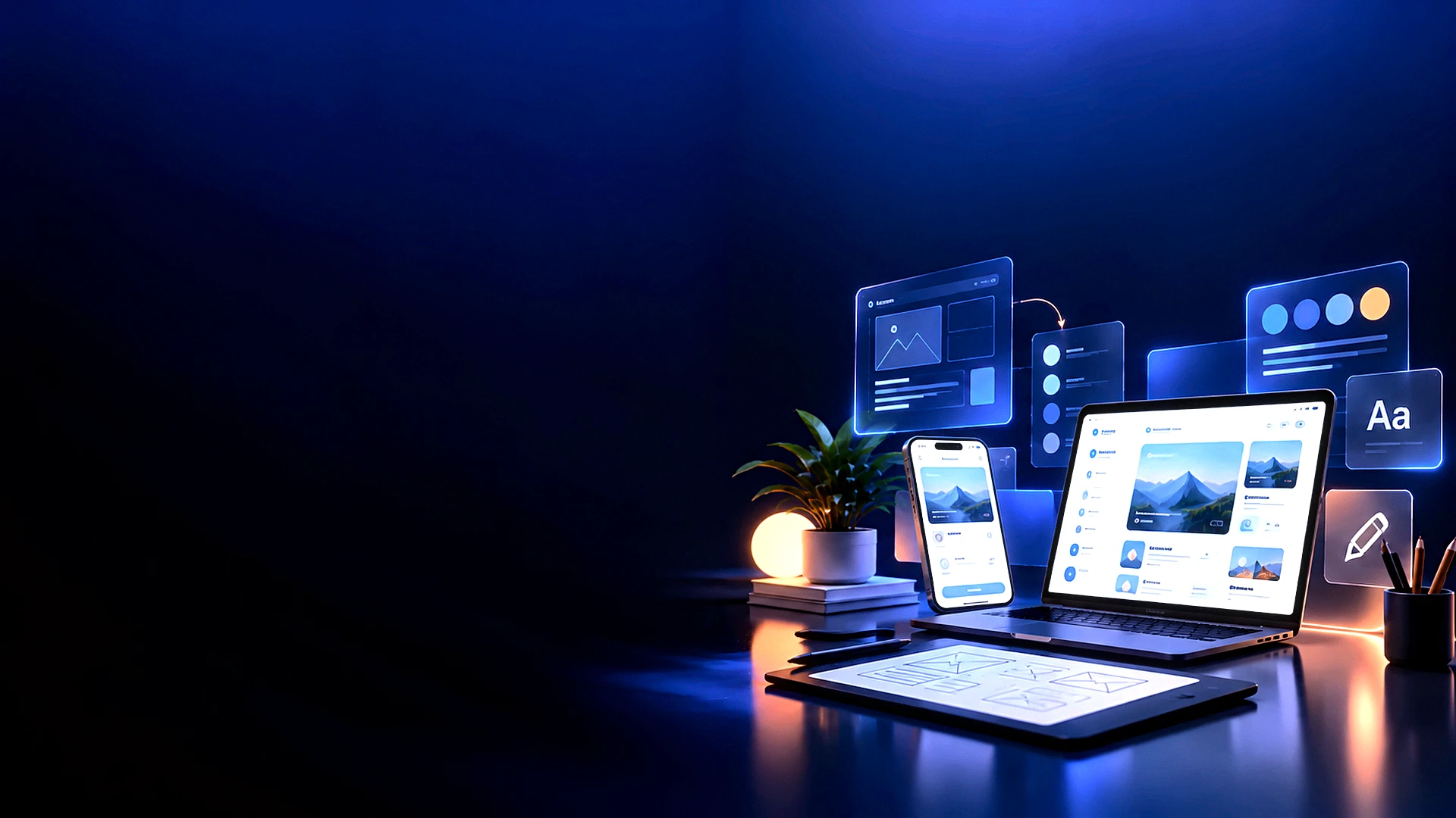 UI UX design banner