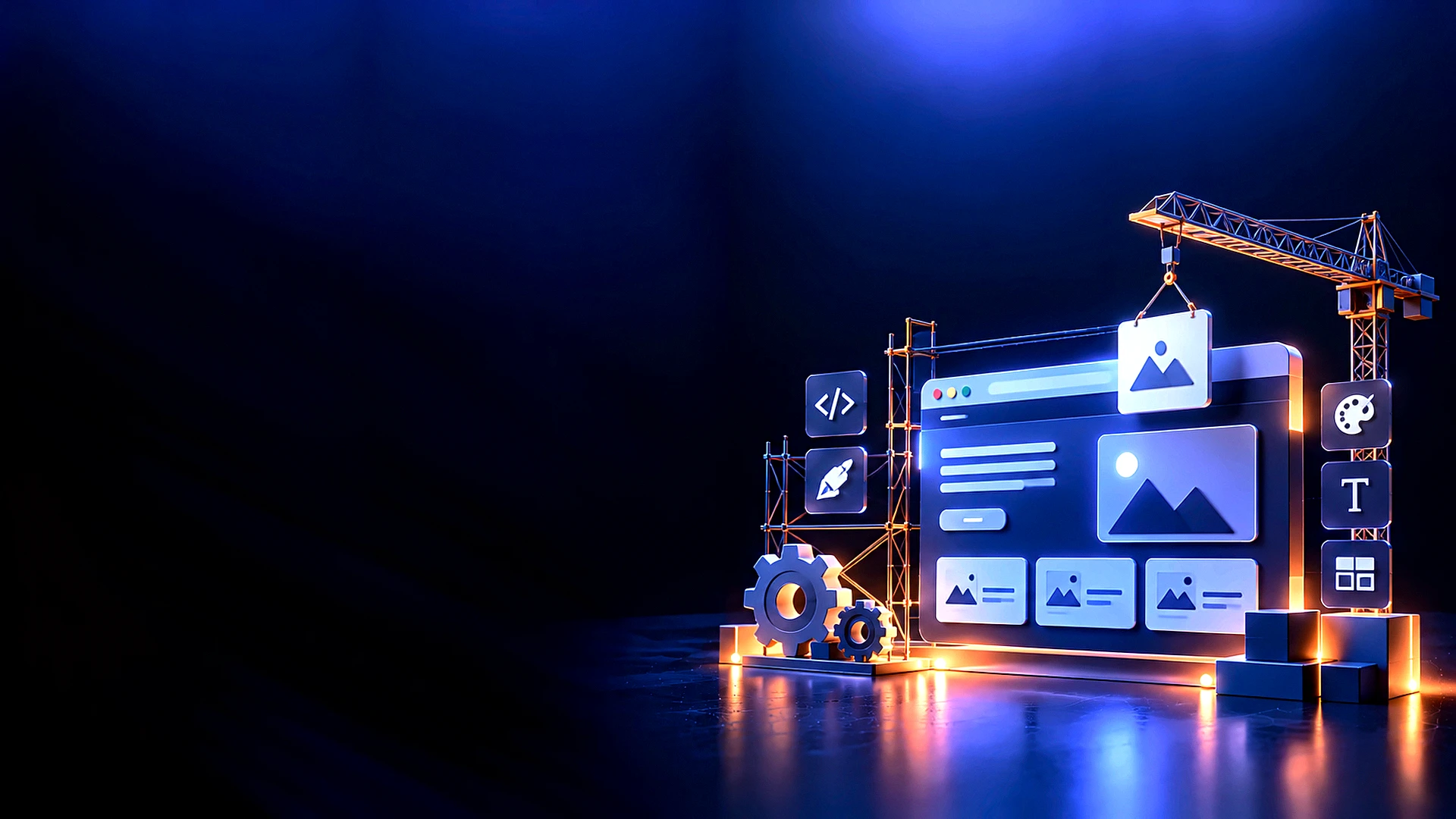 Website development banner